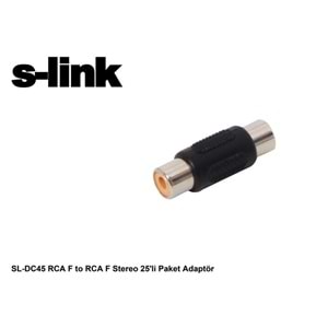 S-link SL-DC45 RCA F to RCA F Stereo Adaptör
