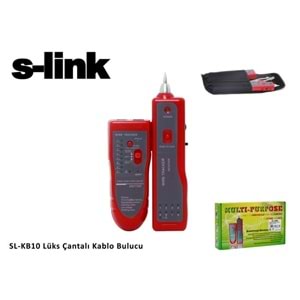 S-link SL-KB10 Lüks Çantalı Kablo Bulucu ve Tester