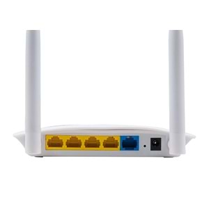 Everest EWR-958N 300 Mbps 1 WAN + 4 LAN Port WISP+Repeater+Access Point 2.4GHz Beyaz Kablosuz Router