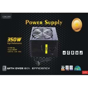 Concord C-878 12 cm Fanlı 350 Watt Power Supply