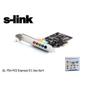 S-link SL-75A PCI Express 5,1 Ses Kartı