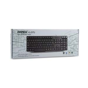 Everest KB-517U Siyah USB F Standart Klavye