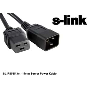 S-link SL-PS535 3m 1.5mm Server Power Kablo