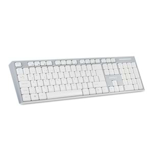Everest KM-6063 Beyaz/Gri Kablosuz Q Multimedia Klavye + Mouse Set