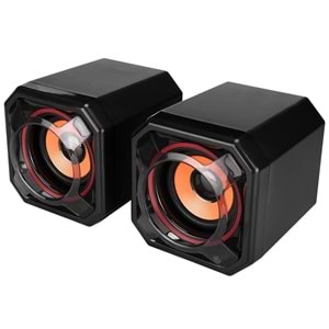 Mikado MD-177 2.0 5W * 2 Yeşil/Siyah Super Bass USB Speaker