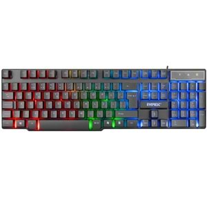 Everest KB-188 Borealis Siyah USB Gökkuşağı Aydınlatmalı Q Gaming Oyuncu Klavyesi