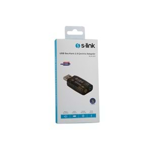 S-link SLX-U51 Usb Ses Kartı 2.0 Çevirici Adaptör