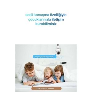Concord MPİA REN 3Mp İp Wifi Full Hd 8 Led Gece Görüşlü Hareketli Kamera