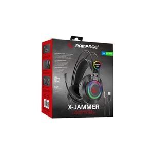 RAMPAGE RM-K27 X-JAMMER 3,5mm GAMİNG OYUNCU MİKROFONLU KULAKLIK