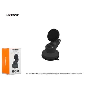 Hytech HY-XH23 Ayaklı Ayarlanabilir Siyah Mıknatıslı Araç Telefon Tutucu