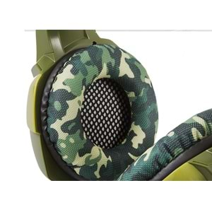 Rampage RM-K5 CAMUFLAJE Kamuflaj Renkli 7.1 Surround Sound System USB Mikrofonlu Oyuncu Kulaklığı