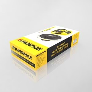 Soundmax SX-M69F 6x9 İnç 400 Watt Mıdrange Oto Hoparlör (kapaklı)