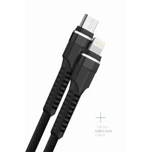 Powerway CC35 3.1A 20W Araç Şrajı USBC USB Kablo Çakmaklık