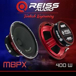 Reıss Audıo RS-M8PX 20 Cm 400 Watt Üst Sekment Kapaklı Midrange Oto Hoparlör