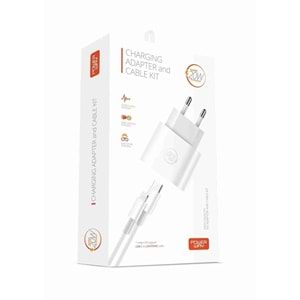 Powerway RXS20 Iphone Tüm Serilerle Uyumlu Hızlı Şarj Aleti Pd 20w Kablo Type-c Adaptör Iphone X-11-12-13-14