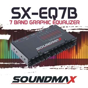 Soundmax SX-EQ7B 7 Band Graphıc Equalızer