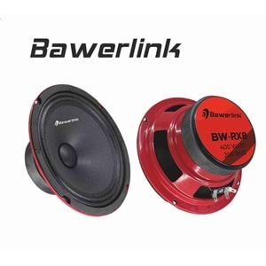 Bawerlink BW-RX8 20 cm 400 Watt Mıdrange Oto Hoparlör