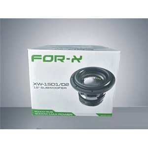 For-X XW-15 D1/D2 38 cm 2000 Rms 4000 Watt Oto Subwoofer