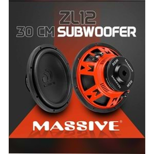 Massıve ZL12.D4 30 Cm Oto Subwoofer