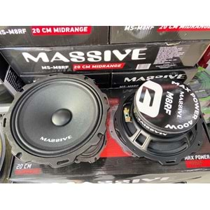 Massıve MS-M8RF 20 Cm 400 Watt Profesyonel Midrange Oto Hoperlör