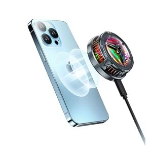 Sprange SR-MC3 Radyatörlü Rgb Ledli Magsafe Telefon Soğutucu Fan