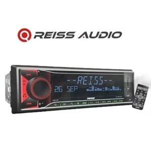 Reıss Audıo RS-MX81DSP 3 Amfi Çıkışlı Profesyonel DSP işlemcili RBG Işıklı Bluetooth USB tesisat Oto Teyp