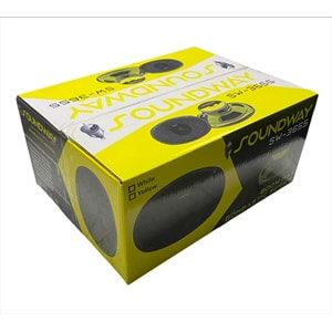 Soundway SW-3655 800 Watt 6x9 İnç Mıdrange Kayık Oto Hoparlör (kapaklı)