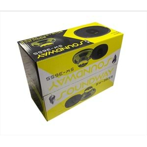 Soundway SW-3655 800 Watt 6x9 İnç Mıdrange Kayık Oto Hoparlör (kapaklı)