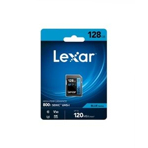 Lexar Blue Series 800x Pro LSD0800128G Class 10 UHS-I U3 V30 128 GB Hafıza Kart