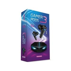 Powerway GAMERPOD3 Led Işıklı Oyuncu Kulaklığı Ekstra Bass Bluetooth Kulaklık Dokunmatik Kontrol