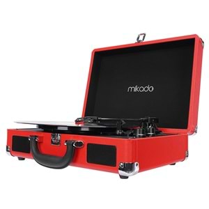 Mikado Nostalgia MN-P317 Kırmızı Pikap+Rca+Bluetooth Destekli Müzik Kutusu