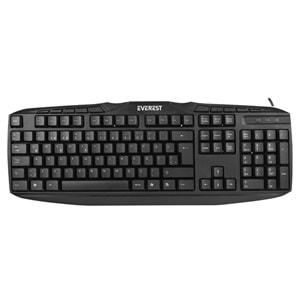 Everest KB-250U Siyah USB Q Multimedia Klavye