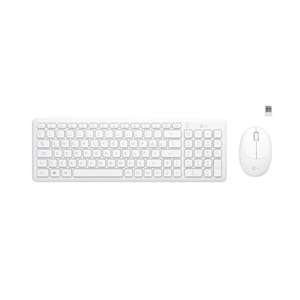 Lecoo KW204 Kablosuz Türkçe Q Klavye / Mouse Set Beyaz/Siyah