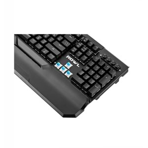 Rowl RGMK-01 PULSATRIX USB RGB Aydınlatmalı Blue Switch Mekanik Gaming Klavye