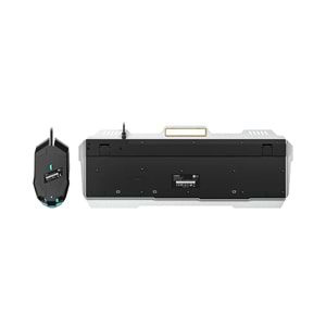Lecoo CM107 USB Kablolu Rainbow Aydınlatmalı Türkçe Q Oyuncu Klavye & Mouse Seti Siyah