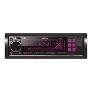 For-X X-604BT Çift USB/TF/BT/FM 4+60 Watt 3 Anfi Çıkışlı Oto Teyp