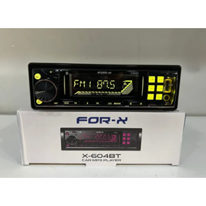 For-X X-604BT Çift USB/TF/BT/FM 4+60 Watt 3 Anfi Çıkışlı Oto Teyp
