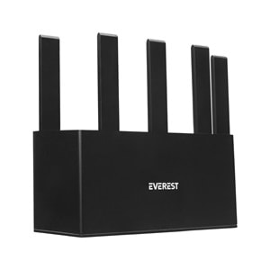 Everest EWR-X3000-V1 AX3000Mbps DualBand 5*6dBi Anten WISP+AP+Repeater Destekli Kablosuz Wifi RouterDualBand 5*6dBi Anten WISP+AP+Repeater Destekli Kablosuz Wifi Router