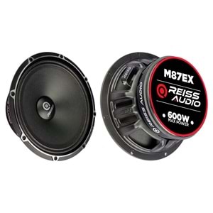 Reıss Audıo RS-M87EX 20 Cm 600 Watt Mıdrange Oto Hoparlör