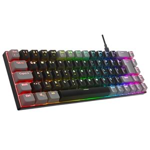 Acer eMachines EAK68 USB RGB Backlight RED SWITCH Mekanik Q 68 Tuşlu Mini Gaming Oyuncu Klavyesi