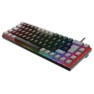 Acer eMachines EAK68 USB RGB Backlight RED SWITCH Mekanik Q 68 Tuşlu Mini Gaming Oyuncu Klavyesi