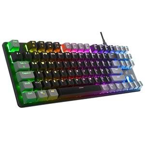 Acer eMachines EAK87 USB RGB Backlight RED SWITCH Mekanik Q 87 Tuşlu TKL Gaming Klavye