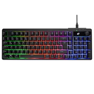Acer eMachines EAK860 Siyah USB Rainbow Aydınlatmalı Q Standart Kompakt Klavye