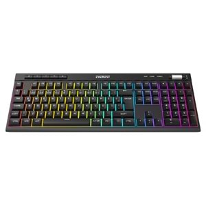 Everest KB-68 Shin Siyah Rainbow Q Usb Multimedia Klavye