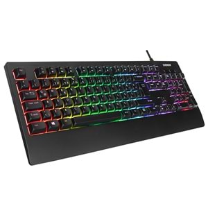 Everest KB-93 Siyah USB Q Rainbow Aydınlatmalı Multimedia Klavye