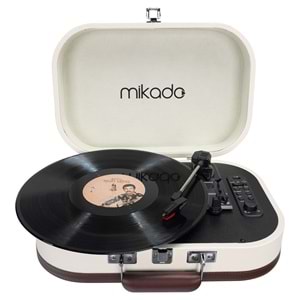 Mikado Nostalgia MN-101 Pikap Fil dişi Usb+RCA+Bluetooth Destekli Müzik Kutusu
