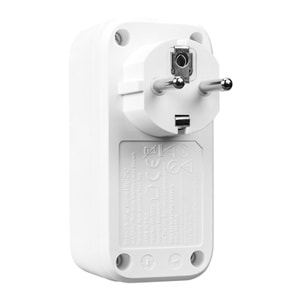 S-link SL-010 16A/250V 750 Joule Anahtarlı Isıya Duyarlı Devre ve Akım Korumalı Tekli Priz