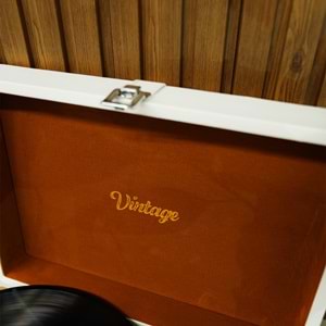 UMİE Vintage UM-P353 Pikap Bluetooth'lu 3.5mm AUXIN&RCAO Destekli Müzik Kutusu