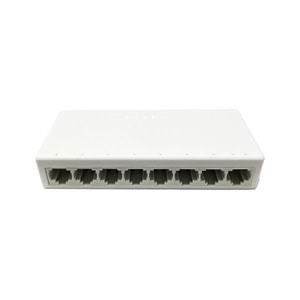 Rose SR-810 8 Port 10/100Mbps Ethernet Masaüstü Switch Hub