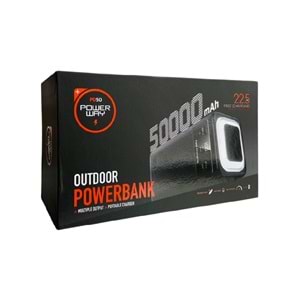 Powerway PD50 50000 mAH Outdoor 22,5 Fast Chargıng Taşınabilir Şarj Cihazı Powerbank